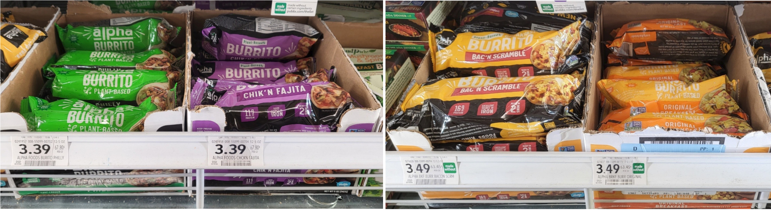 Alpha Foods Burritos Just $1 At Publix on I Heart Publix