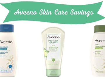 Amazon | Aveeno Skin Care Sale + 25% Off Coupon