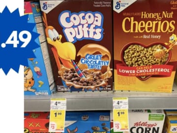 $1.49 General Mills Cereal at CVS & Walgreens