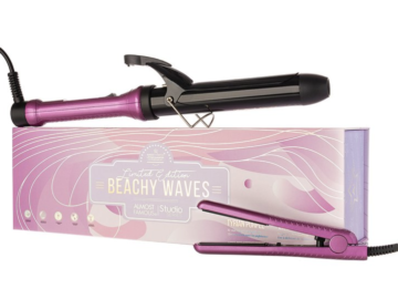 Almost Famous Beach Waves Curling Wand and Mini Flat Iron Set for just $22.94 + shipping! (Reg. $225)