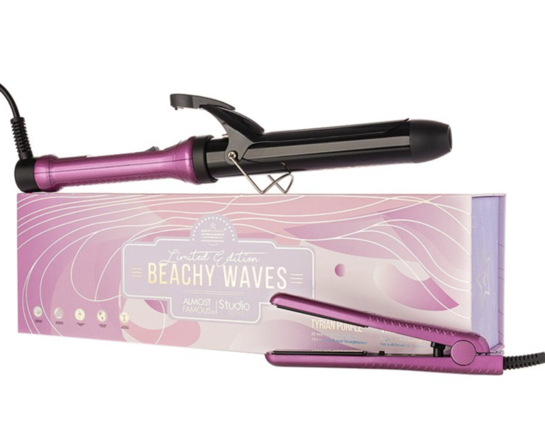 Almost Famous Beach Waves Curling Wand and Mini Flat Iron Set for just $22.94 + shipping! (Reg. $225)