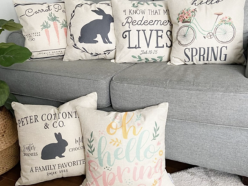 Great Deals on Spring Pillow Covers! (As low as $9.99 shipped!)