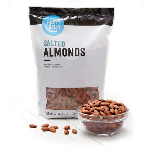 48 Oz Bag Happy Belly Roasted & Salted California Almonds as low as $9.22 Shipped Free  (Reg. $15.36) – 11K+ FAB Ratings! Amazon Brand