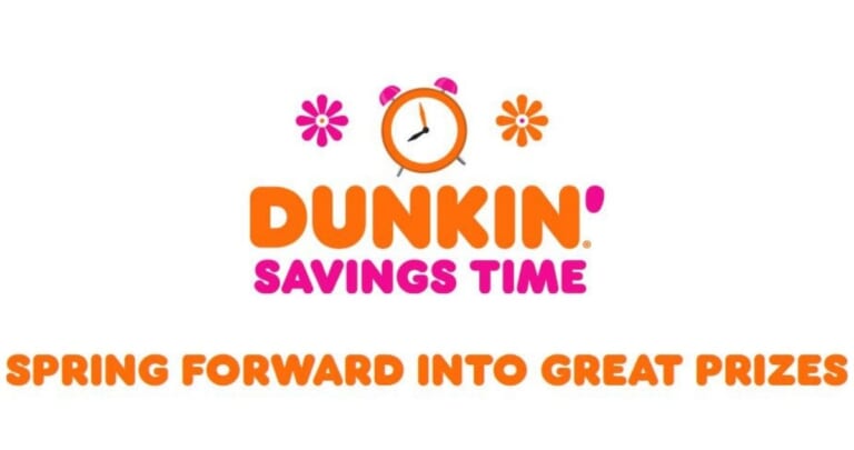 Dunkin’ Savings Time Spring Instant Win Game