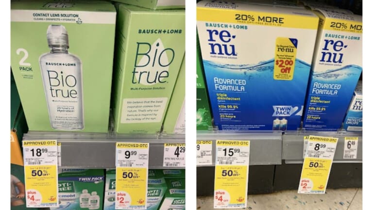 BioTrue & Renu Contact Solution Deals at Walgreens