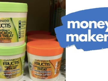 Money Maker Garnier Fructis Treat Hair Masks at CVS!