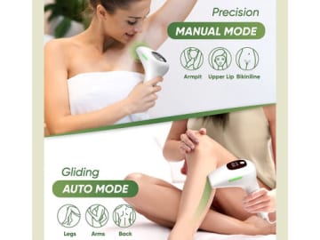 Today Only! At-Home IPL Hair Removal for Women and Men $74.79 Shipped Free (Reg. $110)