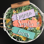 Personalized 3D Easter Basket Name Tags for $13.99 shipped!
