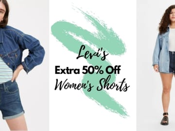 Levi’s | Women’s Shorts For $13.49 Shipped