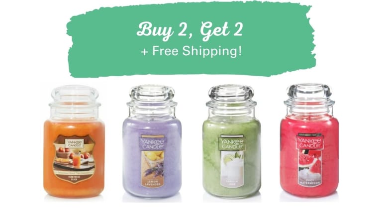 Yankee Candle | B2G2 Free Large Candles + Free Shipping!