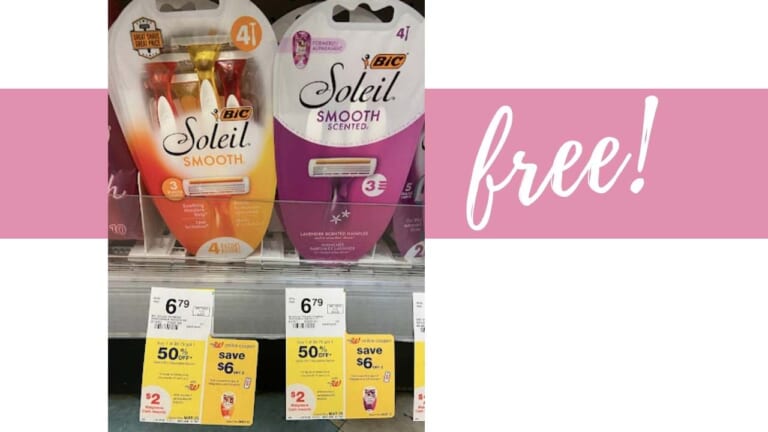 FREE BIC Soleil or Flex Disposable Razors at Walgreens