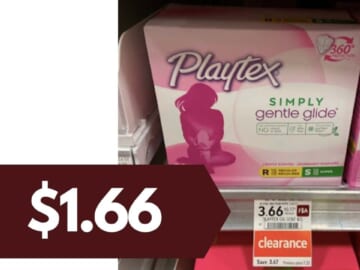 Playtex Coupon | $1.66 Tampons with an Unadvertised Clearance Deal