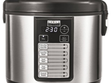 Bella Pro Series 20-Cup Rice Cooker only $19.99 (Reg. $50!)