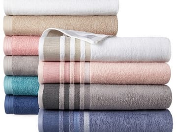 Home Expressions Solid or Stripe Bath Towels