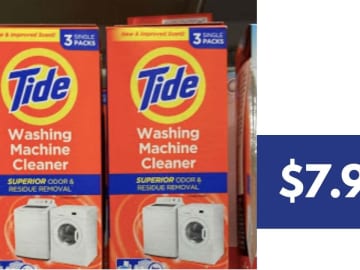 $7.99 Tide Washing Machine Cleaner | Save $4 at Target