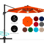 360-Degree LED Cantilever Offset Patio Umbrella with Tilt only $99.99 shipped (Reg. $300!)