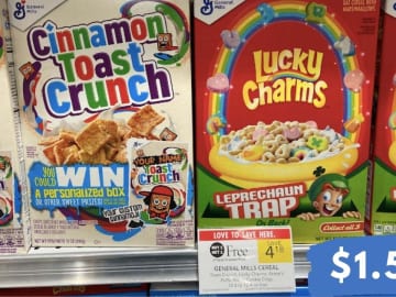 $1.59 General Mills Cereal at Publix