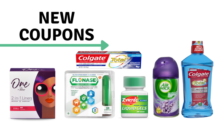 New Coupons: Colgate, Clairol, Zyrtec & More