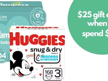 $25 Target Gift Card With $100 Diapers