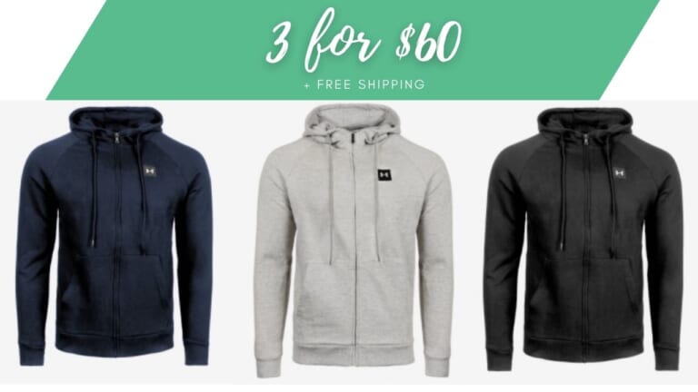 Get 3 For $60 Under Armour Hoodies