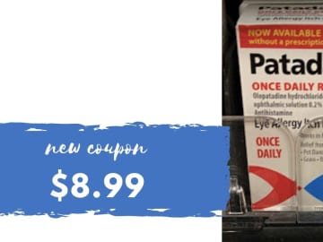 Pataday Coupon | $8.99 Once Daily Allergy Relief Eye Drops