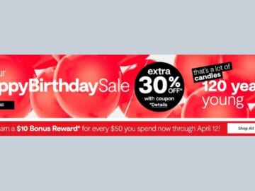 JCPenney 120th Birthday | Extra 30% Off