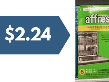 $2.24 Affresh Dishwasher Cleaner at Publix