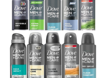 DoveMen+Care Antiperspirant Deodorant Spray (10-Pack) only $26.99 shipped!