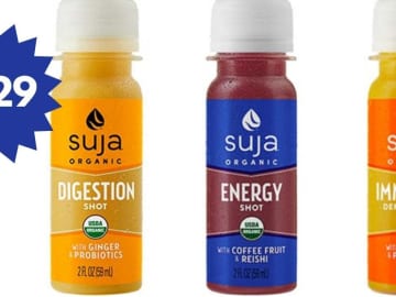 Suja Coupon | $1.29 Organic Juice Shots