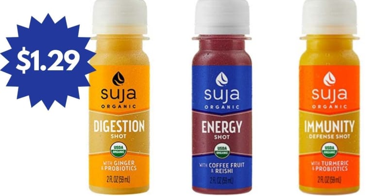 Suja Coupon | $1.29 Organic Juice Shots