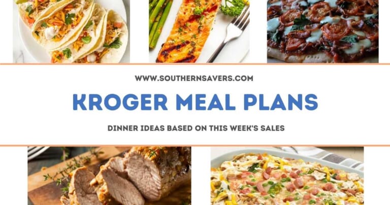 kroger meal plans 3/30