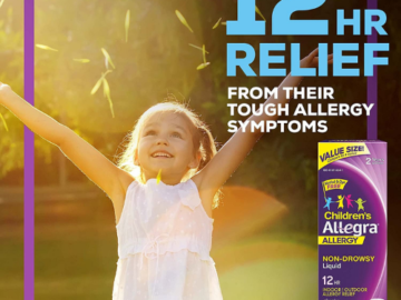 Allegra Children’s Non-Drowsy Allergy Liquid 8oz Bottle as low as $13.80 Shipped Free (Reg. $25.99) | 12-Hour Allergy Relief