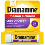 8 Count Dramamine Motion Sickness Tablets, Less Drowsy (Travel Vial) as low as $3.21 Shipped Free (Reg. $7) – $0.40 each, Long-lasting Formula
