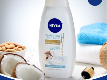 NIVEA Coconut and Almond Milk Pampering Body Wash, 20 Fl Oz Bottle as low as $3.25 Shipped Free (Reg. $8)