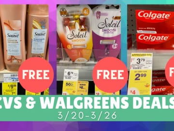 Video: Top CVS & Walgreens Deals 3/20-3/26