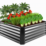 Outdoor Metal Raised Garden Bed