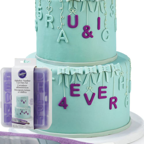 40-Piece Wilton Fondant Cutter Letter & Number Set $5.99 (Reg. $17) – 1.1K+ FAB Ratings!