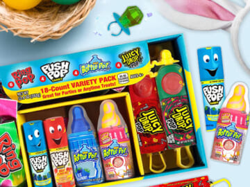 18-Count Bazooka Candy Brands Variety Easter Candy Box as low as $10.07 Shipped Free (Reg. $12.98) – FAB Ratings! | 56¢ each! Fun Candy to Share On Easter