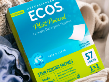 FREE Sample of ECOS Next Liquidless Laundry Sheets
