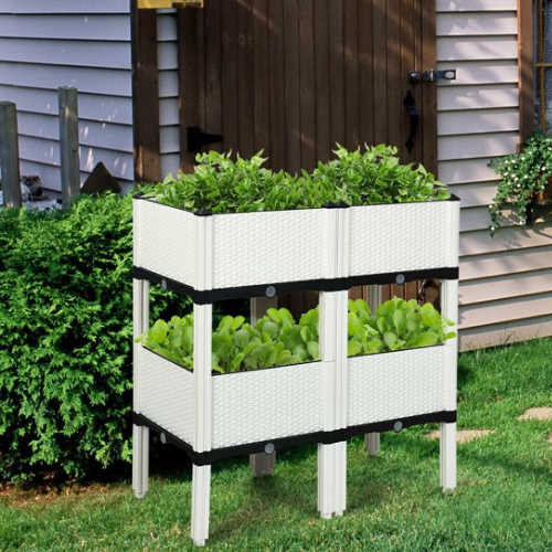 4-Piece Costway Raised Garden Bed Set $99.99 Shipped Free (Reg. $300) | $25 each!