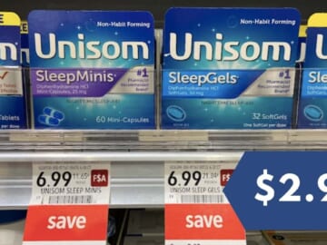 $2.99 Unisom Nighttime Sleep Aid | Publix Deal