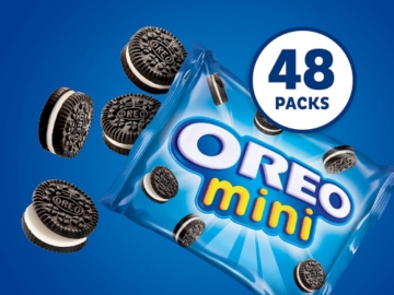 48-Count Oreo Mini Cookies Snack Packs as low as $19.58 Shipped Free (Reg. $45) | $0.41 per Snack!