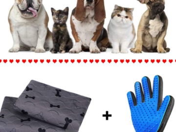 TWO JdPet 2-Pack Washable Dog Pee Pads as low as $23.98 EACH PAIR (Reg. $35) + Free Shipping + Buy 2, Save 5% | Includes Grooming Gloves – FAB Ratings!