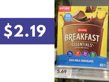 New Carnation Breakfast Essentials Coupon | $2.19 at Publix