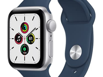 Today Only! Apple Watch SE $229.99 Shipped Free (Reg. $279) – FAB Ratings! 1.9K+ 4.7/5 Stars! | Silver Aluminium Case with Abyss Blue Sport Band
