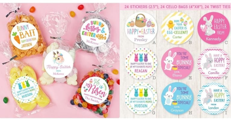 Easter Stickers & Candy Bags for $11.95