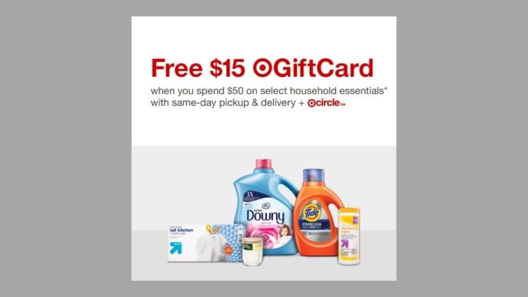 Target | $15 Gift Card When You Spend $50
