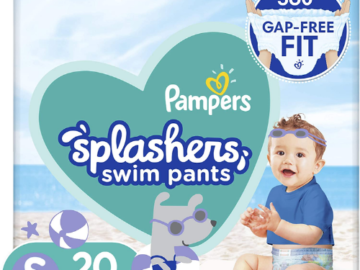 20-Count Pampers Splashers Swim Diapers as low as $5.84 Shipped Free (Reg. $9) | $0.29 each!