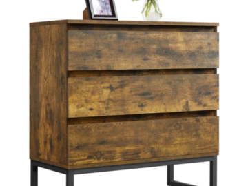 Add Storage to Any Room in Your Home with this FAB 3 Drawer Wood Dresser, Just $87.99 + Free Shipping!