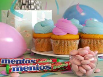 15-Pack Mentos Chewy Mint Candy Roll, Strawberry Flavor as low as $11.40 Shipped Free (Reg. $15) | $0.76 per Roll! 210 Total Candies